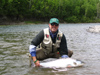 Reed Webster Releasing Beautiful Salmon
